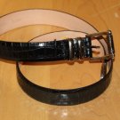 Martin Dingman Justin Alligator Grain Calf Leather Belt Size 36 MSRP $150+