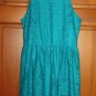 NWD Socialite Crochet Skater Dress Turquoise Size X-Small Juniors Nordstrom $46