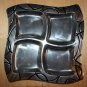 NWOB Villeroy & Boch 4 Part Server Platter Chrome New Wave Ethno