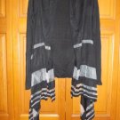 NWD Echo 'Clear Stripe Cardi' Black & Sheer White S/M Nordstrom MSRP $98
