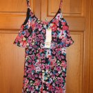 NWD/NWT Mimi Chica Floral Ruffle Tank Tunic Size Small Nordstrom $44