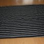 NWD Echo Design Denim Stripe Oblong Scarf Black & Gray Nordstrom