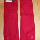 NWT Tea Collection Girl's Leg Warmers Lilly - Fuschia Pima CottonLarge 5 Yrs+