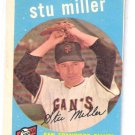 1959 Topps baseball #183 Stu Miller