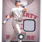 2005 Fleer Patchworks property of jersey Hank Blalock