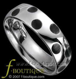 "Dalmatian" Hammered Style Tungsten Carbide Wedding Band Ring sz 5.5, 6.5, 7.5, 8.5, 9.5. 10.5, 11.5