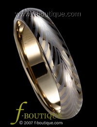 "Wheel of Fire" TUNGSTEN CARBIDE wedding band ring size 4 5 6 7 8 9 10 11 (also every half size)