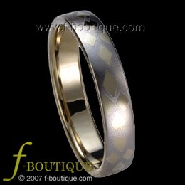 "Le Quartet" TUNGSTEN CARBIDE wedding band ring size 4 5 6 7 8 9 10 11 (also every half size)