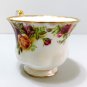 Royal Albert Old Country Roses Footed Teacup Saucer Set Bone China Montrose England Gold Gilt