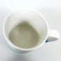 Starbucks Hand Dipped Siren Etched Coffee Mug 14 oz Blue White 2014