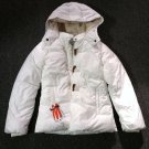 JUNIOR WINTER GEAR OLD NAVY WHITE JACKET COAT WATER RESISTANT WHITE XL 14 NWT