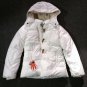 JUNIOR WINTER GEAR OLD NAVY WHITE JACKET COAT WATER RESISTANT WHITE XL 14 NWT