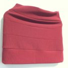 AGACI Mini Skirt Stretch Size Medium Red Wine Color Made In USA NWT