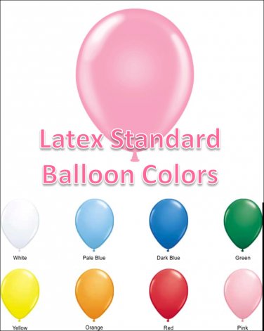 Latex Balloons - Standard