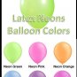 Latex Balloons - Neons