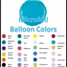 Microfoil Balloons - Bright Jewels to Pastels and Metallics