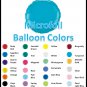Microfoil Balloons - Bright Jewels to Pastels and Metallics