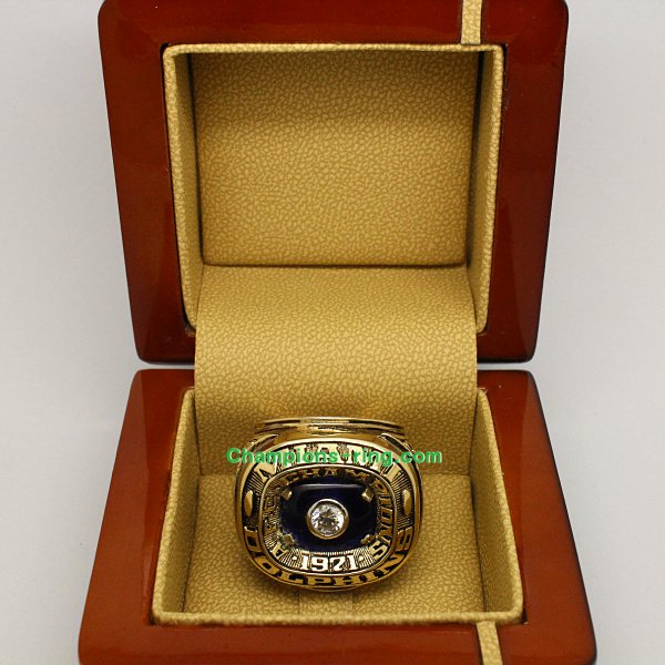 1971 Miami Dolphins American Football AFC Championship Ring