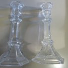 Pair of Crystal Elegant Candle Holders Candlesticks Candle Sticks 8"
