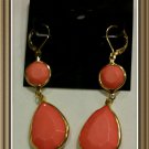 Peach Dangle Earrings
