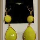 Yellow Dangle Earrings