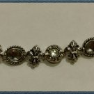 Fleur di Lis & Crystal Bracelet
