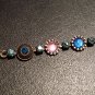 Pink & Blue Rhinestone Bracelet
