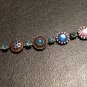 Pink & Blue Rhinestone Bracelet