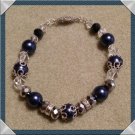 Blue & Grey Pearl Bracelet