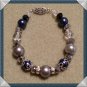 Blue & Grey Pearl Bracelet