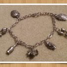 Wine Lover's Charm Bracelet