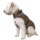 On Sale: (M/L) Warm K9 Winter Jacket w/ Fleece Lining, 17.5", Brown