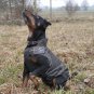 On Sale: (XL) High Quality Dog Rain Jacket / All-Year Jacket, 21-1/4", Black Water Resistant