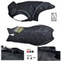 On Sale: (XS) High Quality Dog Rain Jacket / All-Year Jacket, 10", Black Weather Resistant