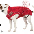 On Sale: (S/M) Dog Rain Jacket / All-Year Jacket, 13-3/4, Red Water Resistant