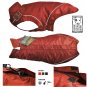 On Sale: (M/L) High Quality Dog Rain Jacket / All-Year Jacket, 17.5", Red, Water Resistant