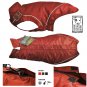 On Sale: (XS) Dog Rain Jacket / All-Year Jacket, 10", Red Weather Resistant