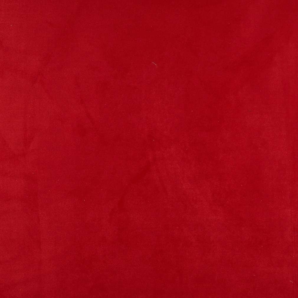 Red Suede Upholstery Fabric By The Yard Pattern #: B115