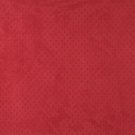 Red Suede Upholstery Fabric By The Yard | Embroidered Diamonds | Pattern #: B131