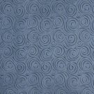 54"" B308 Blue, Abstract Swirl Microfiber Upholstery Fabric By The Yard