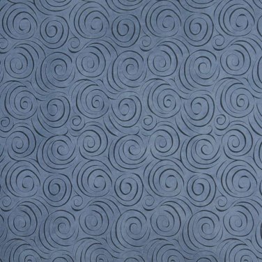 54"" B308 Blue, Abstract Swirl Microfiber Upholstery Fabric By The Yard