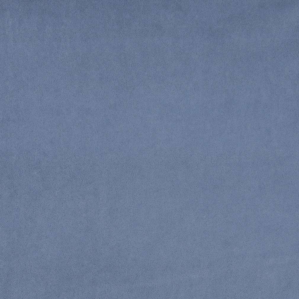 54"" Wide B314 Solid Blue, Microfiber Upholstery Fabric By The Yard