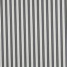 54"" B467 Black, Ticking Striped Indoor Outdoor Marine Scotchgard Upholstery Fabric By The Yard