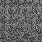 B600 Navy Blue, Contemporary Floral Jacquard Woven Upholstery Fabric By The Yard | 54"" Wide