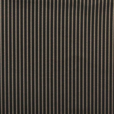 B615 Black, Striped Jacquard Woven Upholstery Fabric By The Yard | 54"" Wide