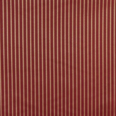 B616 Red, Striped Jacquard Woven Upholstery Fabric By The Yard | 54"" Wide