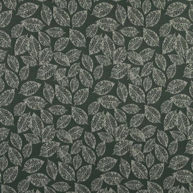 B619 Green, Floral Leaf Jacquard Woven Upholstery Fabric By The Yard | 54"" Wide