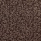 B621 Brown, Floral Leaf Jacquard Woven Upholstery Fabric By The Yard | 54"" Wide