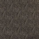 B633 Black, Traditional Paisley Jacquard Woven Upholstery Fabric By The Yard | 54"" Wide