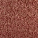 B634 Red, Traditional Paisley Jacquard Woven Upholstery Fabric By The Yard | 54"" Wide